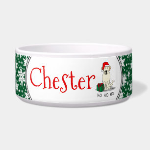 Christmas Santa Yellow Labrador Retriever Cute