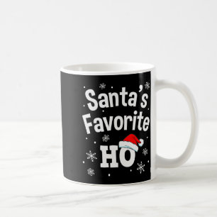 Christmas Santa's Favorite Ho Shirt, Adult Naughty Coffee Mug
