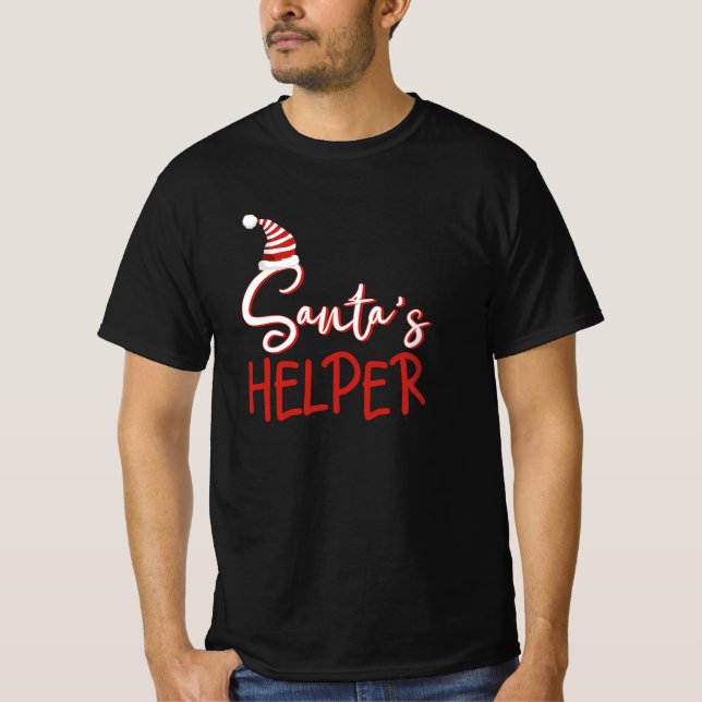 Christmas - Santas Helper T-Shirt (Front)