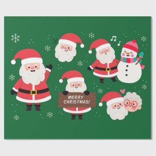 Christmas Santa's Wrapping Paper