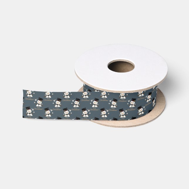 Christmas Satin Ribbon (Spool)
