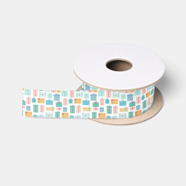 Christmas Satin Ribbon (Spool)
