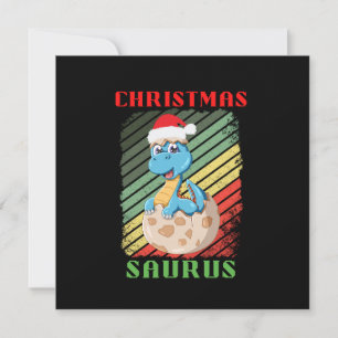 CHRISTMAS SAURS HOLIDAY CARD