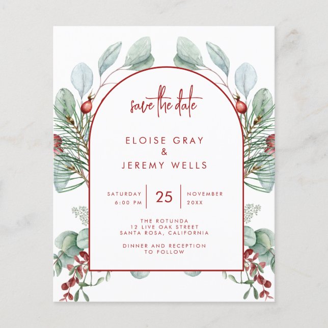Christmas Save the Date (Front)