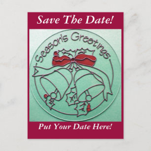 Christmas Save The Date Postcard