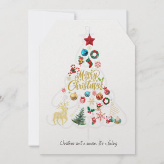 Christmas saying card, stationery card