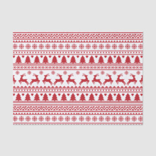 Christmas scandinavian classic pattern tissue paper