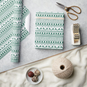 Christmas scandinavian classic pattern wrapping paper