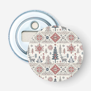 Christmas Scandinavian Geometric Minimalist Bottle Opener