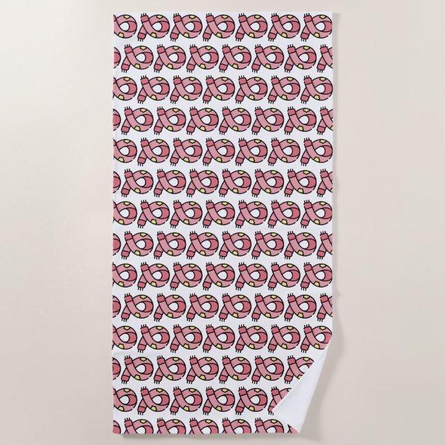christmas scarf beach towel (Front)