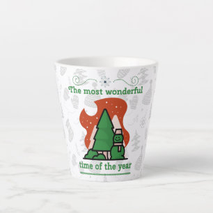 Christmas Scene Latte Mug