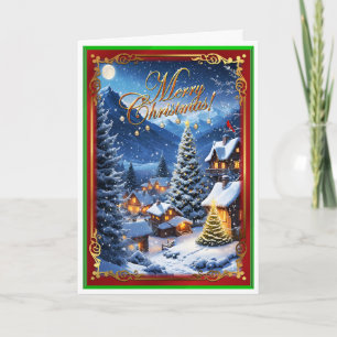 Christmas scenery card