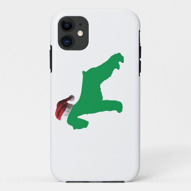 Christmas Schnauzer Case-Mate iPhone Case (Back)