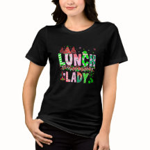 Christmas School Lunch Lady T-Shirt