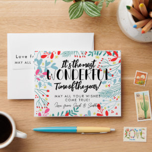 christmas scratchcard Lottery Ticket Wedding favou Envelope