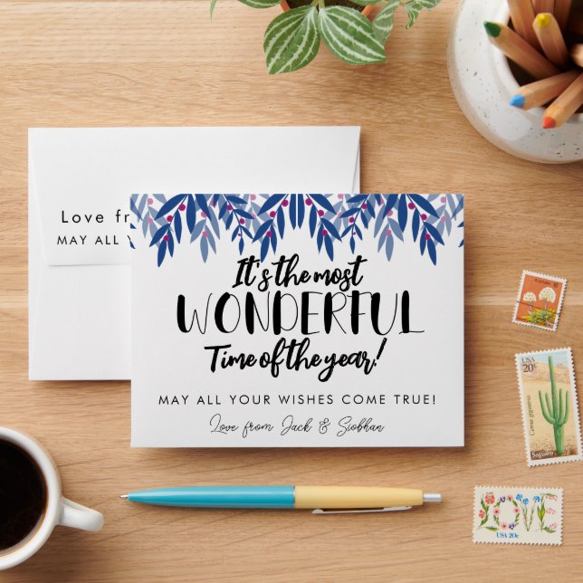 christmas scratchcard Lottery Ticket Wedding favou Envelope (Desk)