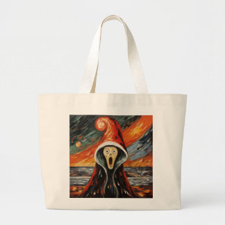 Christmas Scream Large Tote Bag