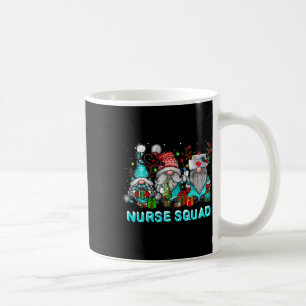 Christmas Scrub Tops Women Gnomes Scrubs Nurse Squ Coffee Mug