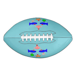 Christmas Sea Creatures Football