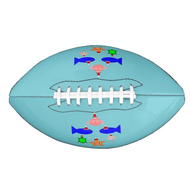 Christmas Sea Creatures Football (Front)