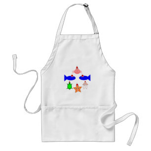 Christmas Sea Creatures Standard Apron