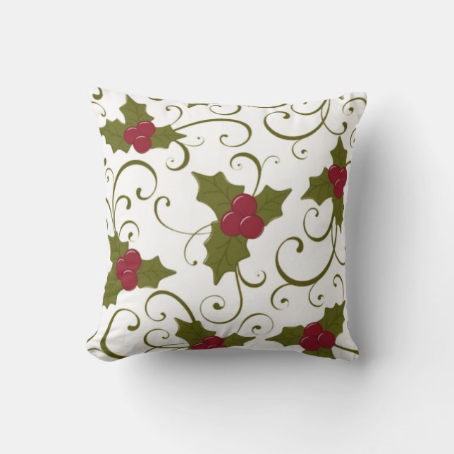 Christmas Seamless Patterns Cushion (Front)