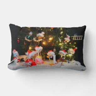 Christmas search picture of the Fubby's. Lumbar Cushion