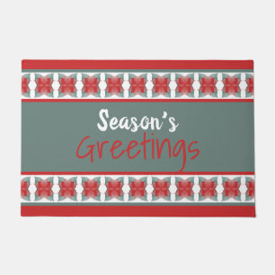 Christmas Season Doormat Personalise Colours