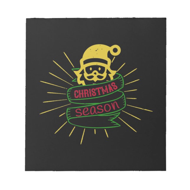 Christmas Season Notepad (Front)