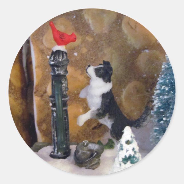 Christmas Secrets Classic Round Sticker (Front)