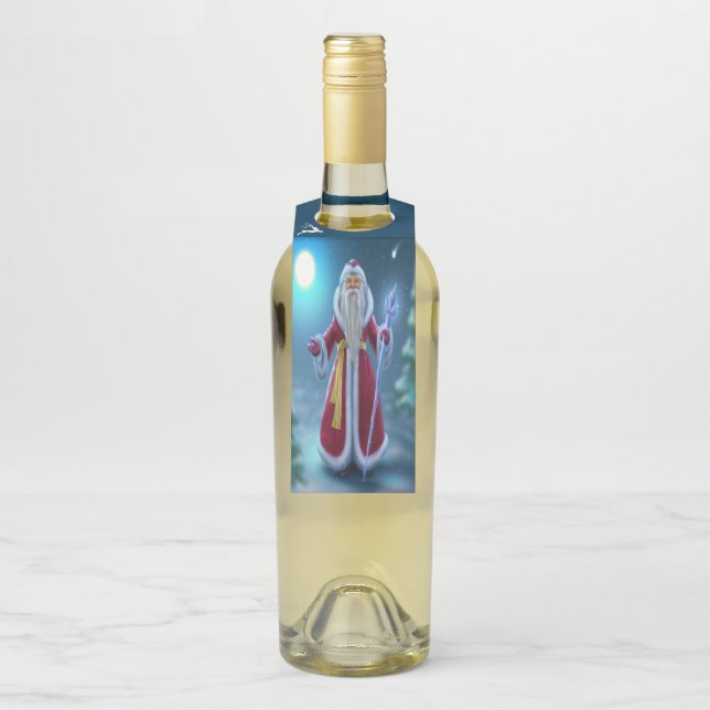 Christmas - See Back ... Bottle Tag (On Bottle)