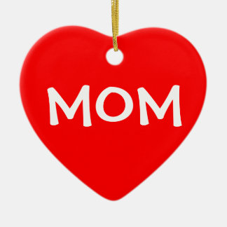 Christmas Selfish Mum Ceramic Tree Decoration