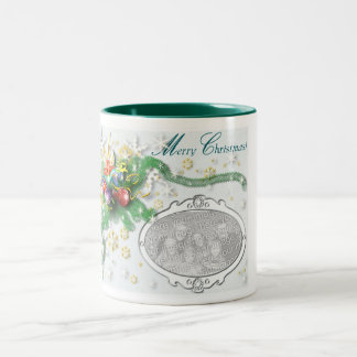 Christmas Sentiment Two-Tone Coffee Mug