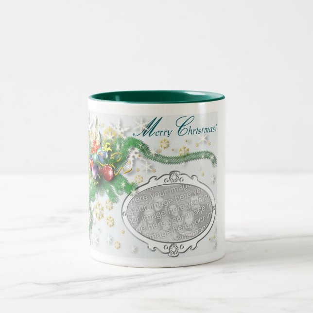 Christmas Sentiment Two-Tone Coffee Mug (Center)