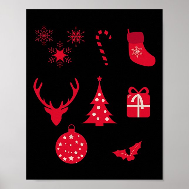 Christmas Shapes  Poster (Front)