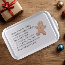 Christmas Sharing Poem & Gingerbread Man