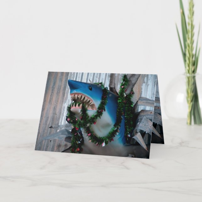 Christmas Shark card (Front)