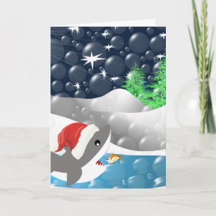 Christmas Shark Holiday Card