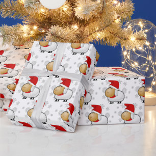 Christmas Sheep Craft or Gift Wrapping Paper