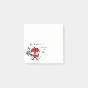 Christmas Sheep Kids Cartoon Post-it Notes