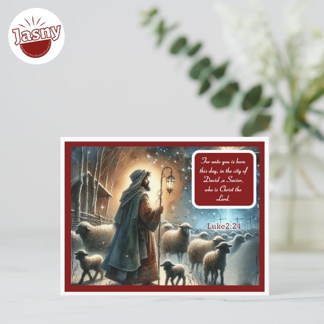 Christmas Shepherd  Postcard (Creator Uploaded)