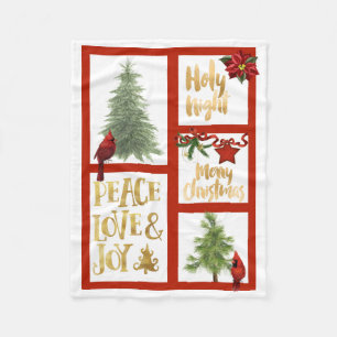 Christmas Sherpa Blanket
