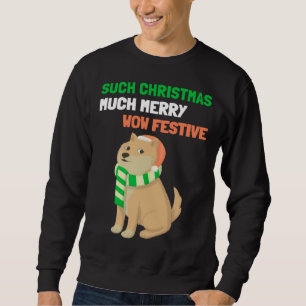 Christmas  Shiba Inu Doge Memes Sweatshirt