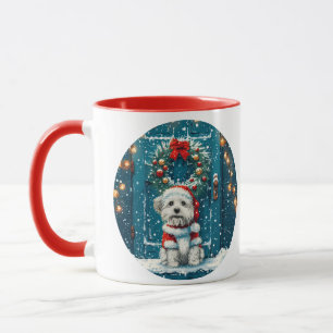 Christmas Shih Tzu Dogs Mug
