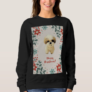 Christmas Shih Tzu          Sweatshirt
