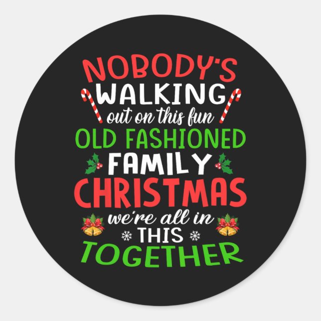 Christmas Shirt  Classic Round Sticker (Front)