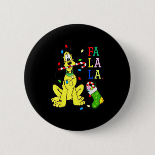Christmas Shirt Cute La Fa Fa Swea 6 Cm Round Badge