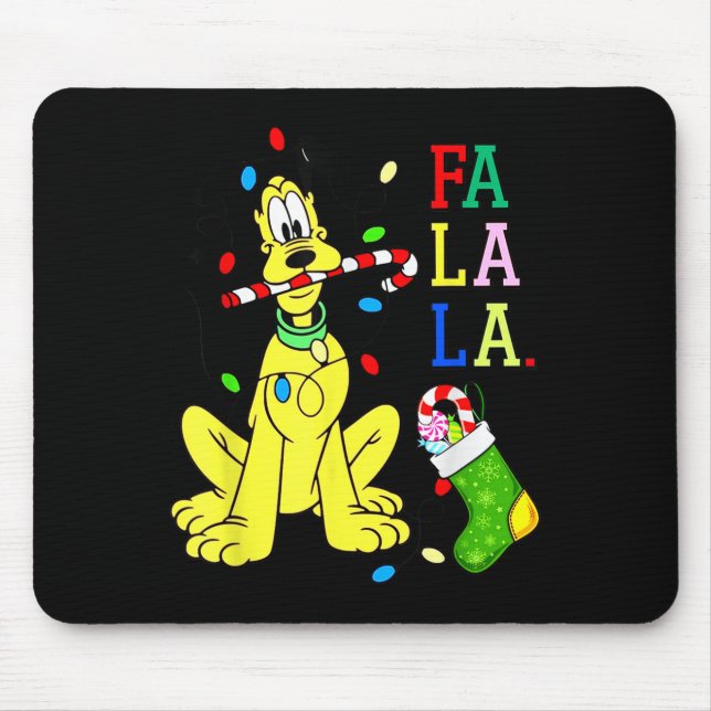 Christmas Shirt Cute La Fa Fa Swea  Mouse Pad (Front)