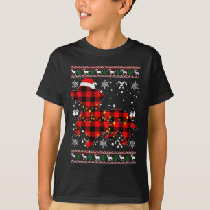 Christmas Shirt For Dachshund Lover Gift Santa Buf