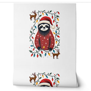 Christmas Shirt for Sloth Lover Gift Santa Buffalo Wallpaper